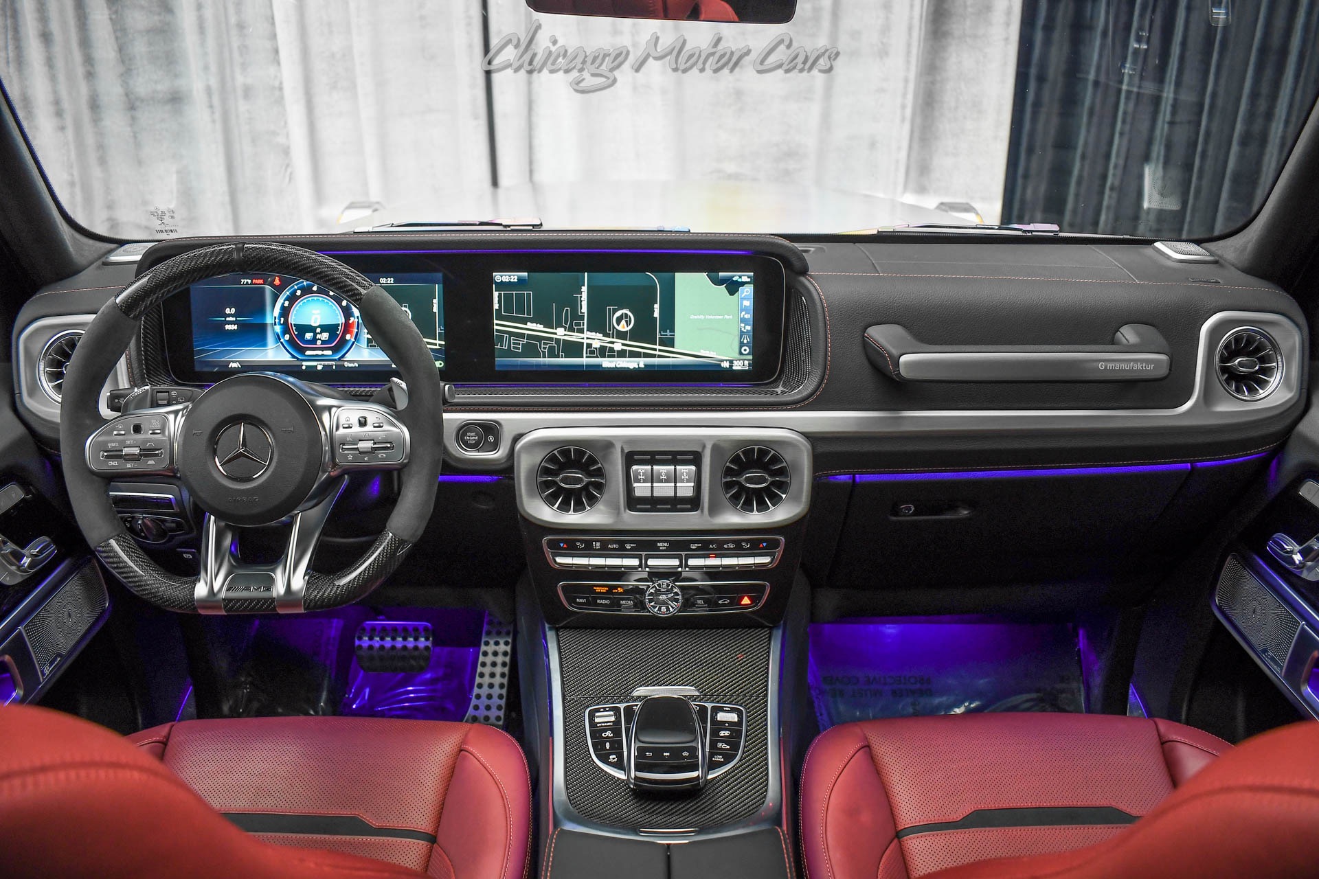 Used-2021-Mercedes-Benz-G63-AMG-4Matic-SUV-LOW-Miles-G-Manufaktur-Interior-Vossen-Wheels-LOADED