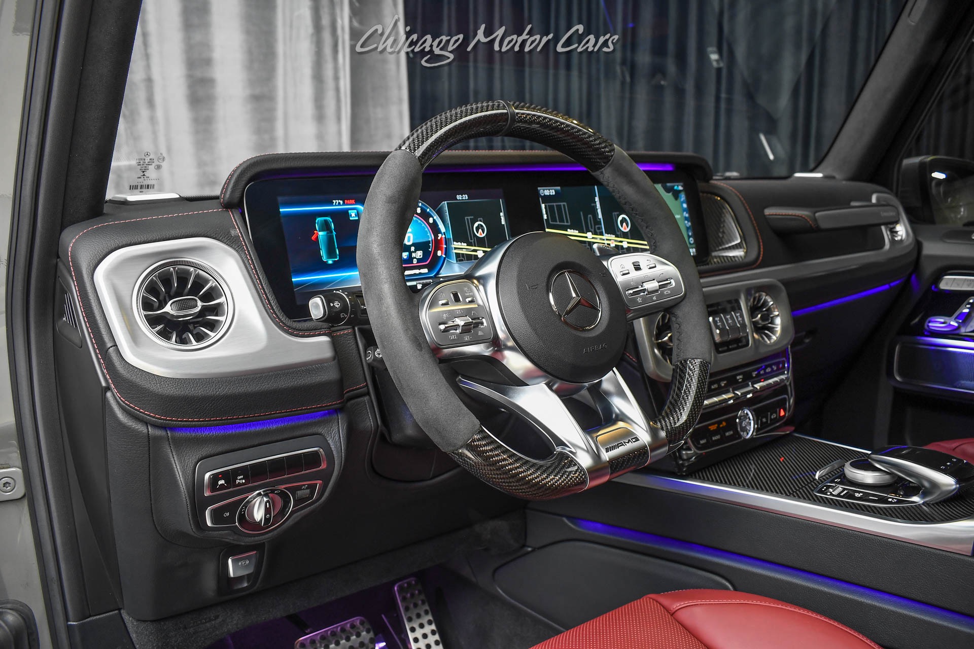 Used-2021-Mercedes-Benz-G63-AMG-4Matic-SUV-LOW-Miles-G-Manufaktur-Interior-Vossen-Wheels-LOADED