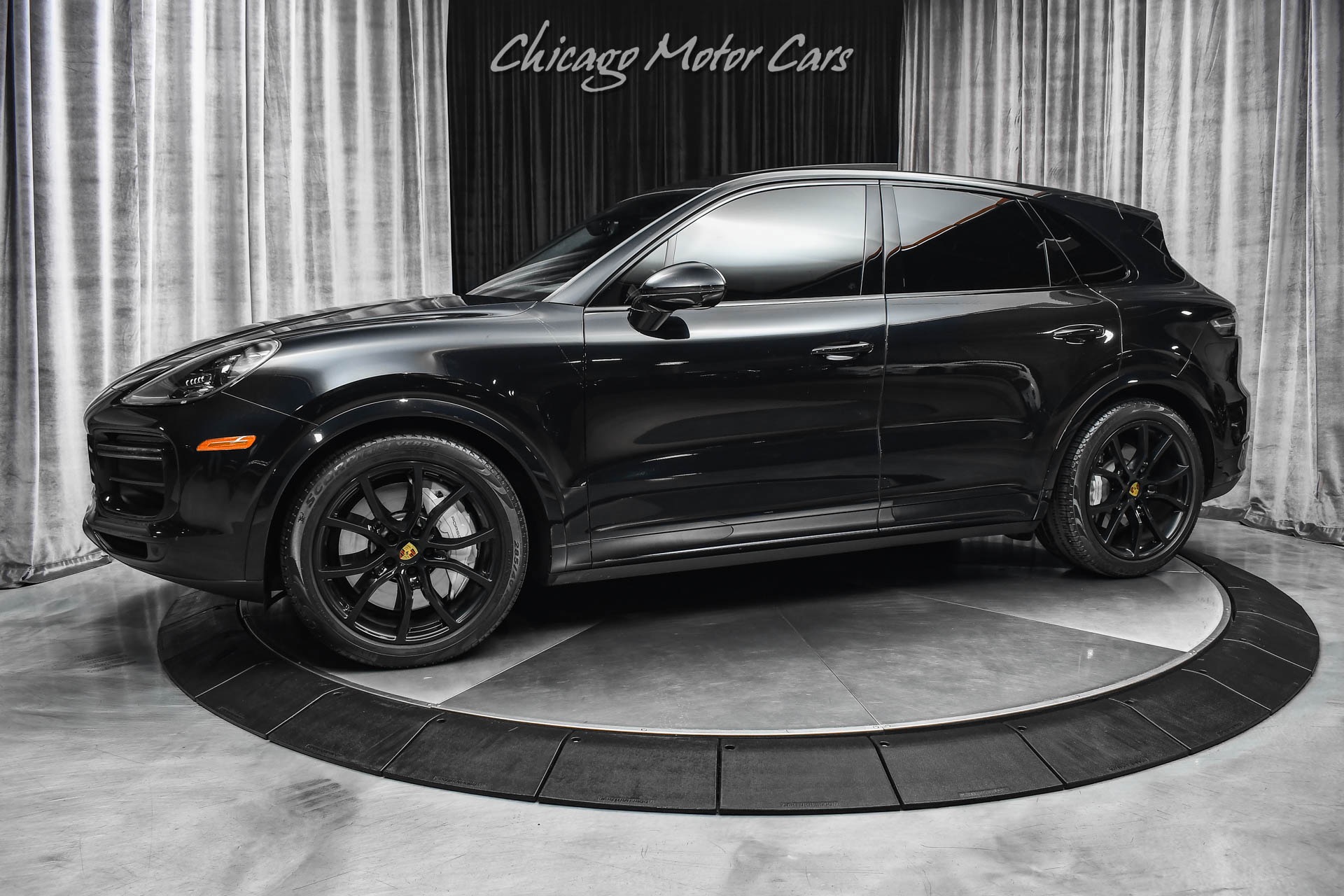 Used 2020 Porsche Cayenne Turbo SUV Sport Exhaust! Sport Chrono! Carbon Trim! LOADED for sale Sold at Chicago Motor Cars in West Chicago IL 60185 1