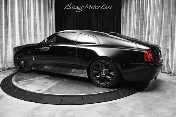 Used 2018 Rolls-Royce Wraith Coupe Bespoke Cobalto Blue Interior Blacked Out Exterior V12 Power LOADED for sale Sold at Chicago Motor Cars in West Chicago IL 60185 3
