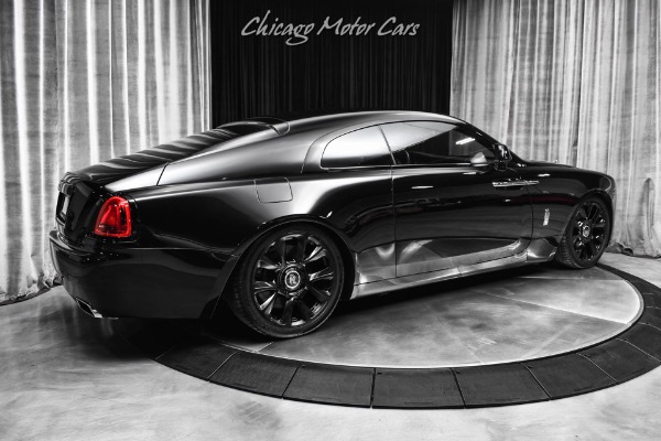 Used 2018 Rolls-Royce Wraith Coupe Bespoke Cobalto Blue Interior Blacked Out Exterior V12 Power LOADED for sale Sold at Chicago Motor Cars in West Chicago IL 60185 5