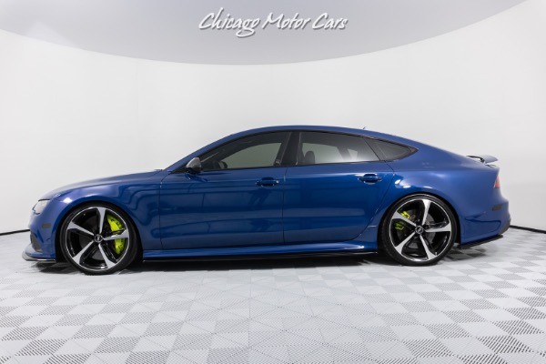 Used 2018 Audi RS7 4.0T quattro performance Upgraded Turbos! Ascari blue metallic paint Loaded for sale Sold at Chicago Motor Cars in West Chicago IL 60185 2