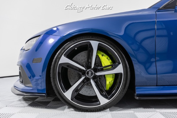 Used 2018 Audi RS7 4.0T quattro performance Upgraded Turbos! Ascari blue metallic paint Loaded for sale Sold at Chicago Motor Cars in West Chicago IL 60185 3