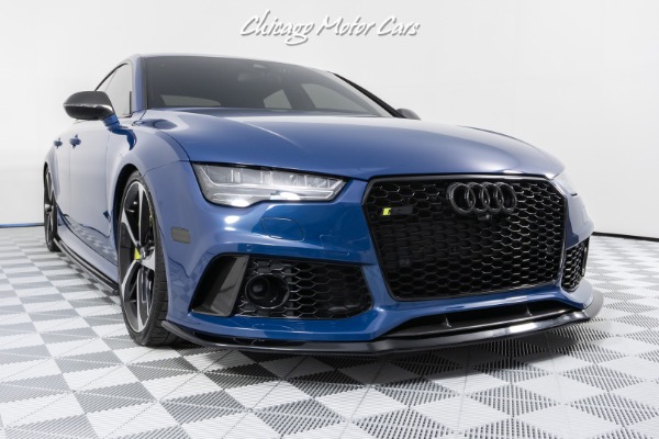 Used 2018 Audi RS7 4.0T quattro performance Upgraded Turbos! Ascari blue metallic paint Loaded for sale Sold at Chicago Motor Cars in West Chicago IL 60185 6