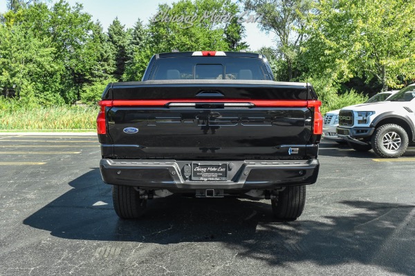 Used 2022 Ford F-150 Lightning Lariat Pickup ONLY 30 Miles! Extended Range! 4X4 Tow Pkg! for sale Sold at Chicago Motor Cars in West Chicago IL 60185 4