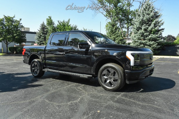 Used-2022-Ford-F-150-Lightning-Lariat-Pickup-ONLY-30-Miles-Extended-Range-4X4-Tow-Pkg