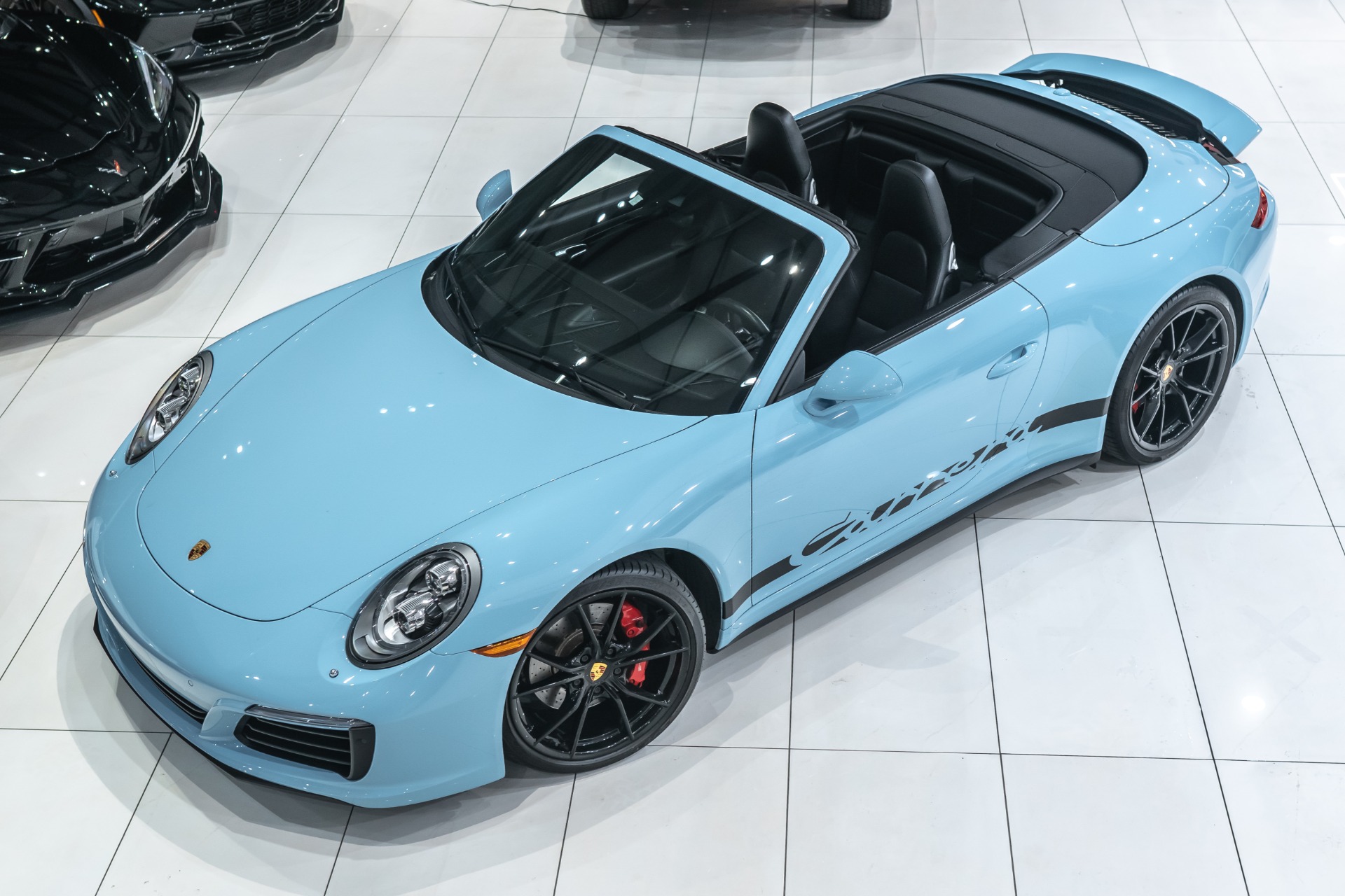 Used-2017-Porsche-911-Carrera-4S-All-Wheel-Drive-Cabriolet-Very-Rare-PTS-Gulf-Blue-154kMSRP