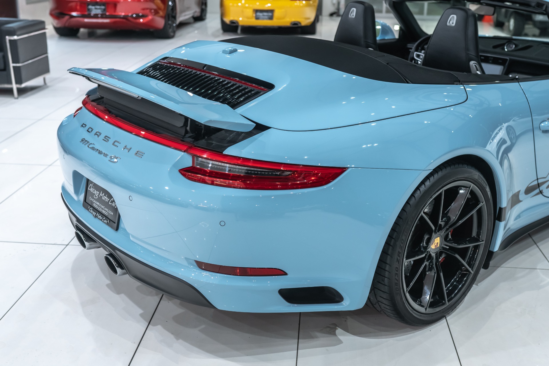 Used-2017-Porsche-911-Carrera-4S-All-Wheel-Drive-Cabriolet-Very-Rare-PTS-Gulf-Blue-154kMSRP