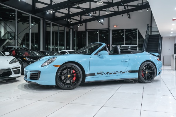 Used 2017 Porsche 911 Carrera 4S All Wheel Drive Cabriolet! Very Rare PTS Gulf Blue! $154k+MSRP! for sale Sold at Chicago Motor Cars in West Chicago IL 60185 2
