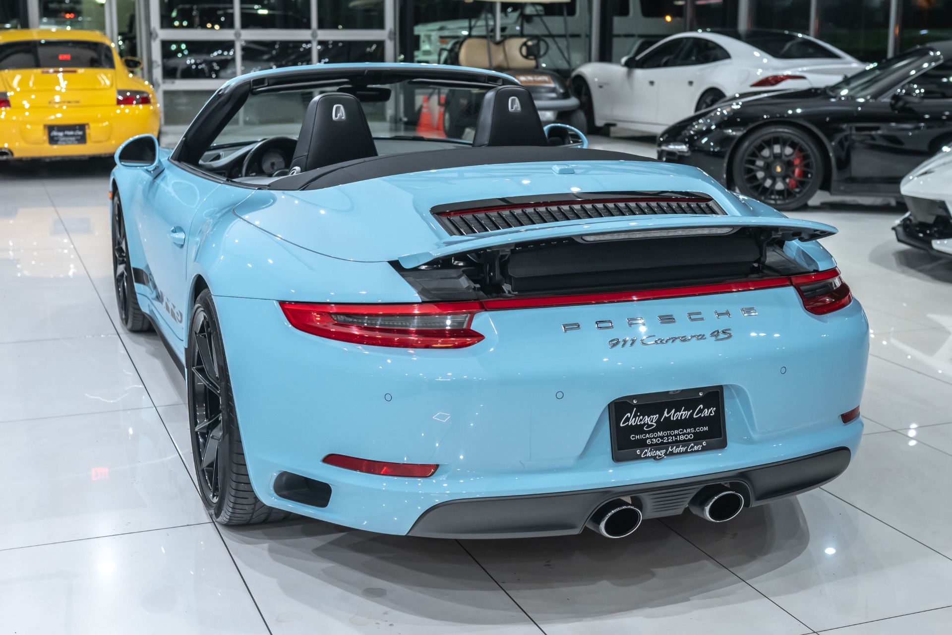 Used-2017-Porsche-911-Carrera-4S-All-Wheel-Drive-Cabriolet-Very-Rare-PTS-Gulf-Blue-154kMSRP