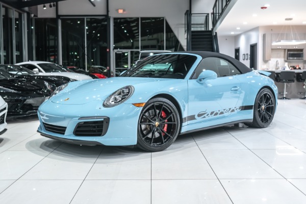 Used-2017-Porsche-911-Carrera-4S-All-Wheel-Drive-Cabriolet-Very-Rare-PTS-Gulf-Blue-154kMSRP