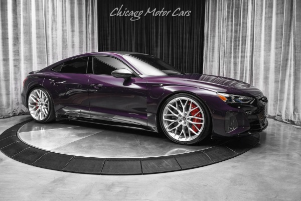 Used 2022 Audi RS e-tron GT quattro ANRKY Wheels! Upgrades! Lowered! RARE Audi Exclusive Merlin Purple! for sale Sold at Chicago Motor Cars in West Chicago IL 60185 6