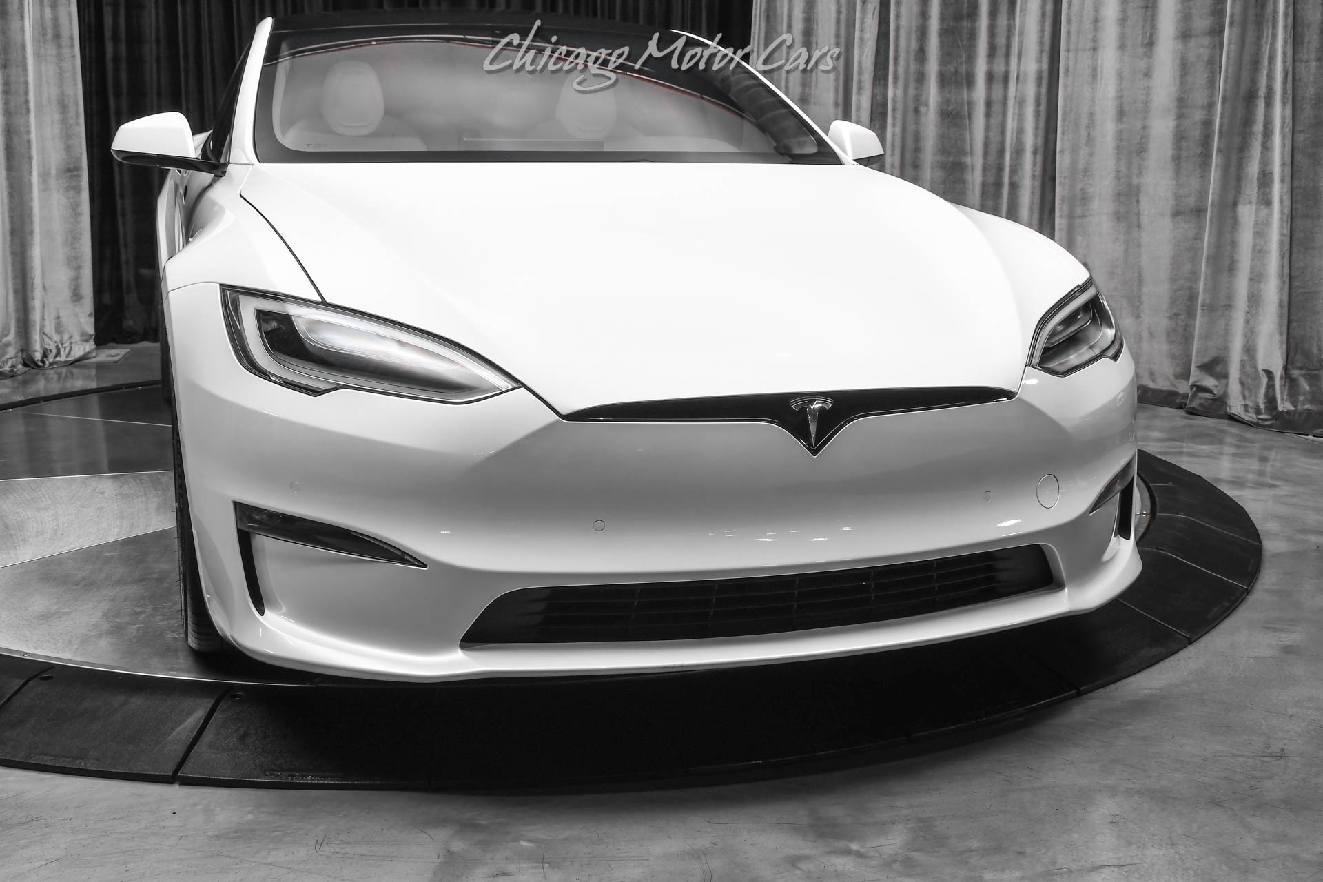 Used-2021-Tesla-Model-S-Plaid-Sedan-Pearl-White-Autopilot-LOW-Miles-Vossen-Wheels-0-60-in-199