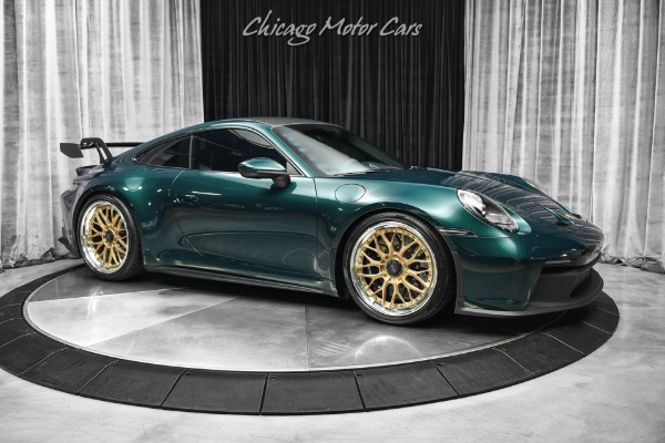 Used-2022-Porsche-911-GT3-Coupe-ONLY-1732-Miles-PTS-Jet-Green-Metallic-HIGH-SPEC-UPGRADES