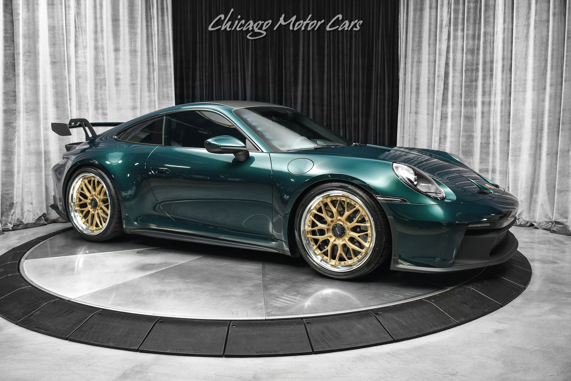 Used-2022-Porsche-911-GT3-Coupe-ONLY-1732-Miles-PTS-Jet-Green-Metallic-HIGH-SPEC-UPGRADES