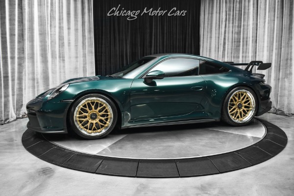 Used 2022 Porsche 911 GT3 Coupe ONLY 1,732 Miles! PTS Jet Green Metallic! HIGH SPEC! UPGRADES! for sale Sold at Chicago Motor Cars in West Chicago IL 60185 1