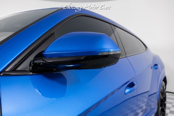 Used 2021 Lamborghini Urus Rare spec! One owner! Ad personam Blu Eleos over Blu Amon! Loaded! for sale Sold at Chicago Motor Cars in West Chicago IL 60185 3