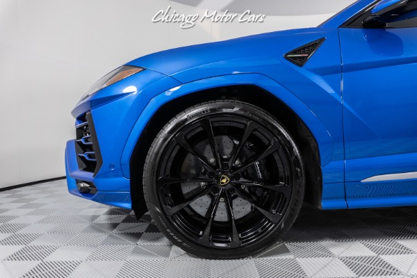 Used 2021 Lamborghini Urus Rare spec! One owner! Ad personam Blu Eleos over Blu Amon! Loaded! for sale Sold at Chicago Motor Cars in West Chicago IL 60185 5