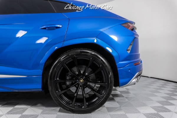 Used 2021 Lamborghini Urus Rare spec! One owner! Ad personam Blu Eleos over Blu Amon! Loaded! for sale Sold at Chicago Motor Cars in West Chicago IL 60185 6