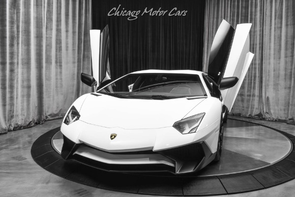 Used 2016 Lamborghini Aventador SV Coupe LP750-4 Only 7K Miles! Serviced! FULL PPF! Novitec Wheels! for sale Sold at Chicago Motor Cars in West Chicago IL 60185 2
