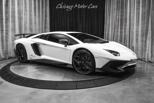 Used 2016 Lamborghini Aventador SV Coupe LP750-4 Only 7K Miles! Serviced! FULL PPF! Novitec Wheels! for sale Sold at Chicago Motor Cars in West Chicago IL 60185 6
