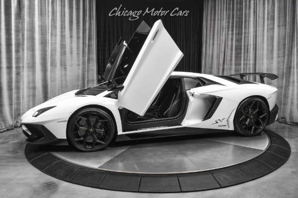 Used 2016 Lamborghini Aventador SV Coupe LP750-4 Only 7K Miles! Serviced! FULL PPF! Novitec Wheels! for sale Sold at Chicago Motor Cars in West Chicago IL 60185 1