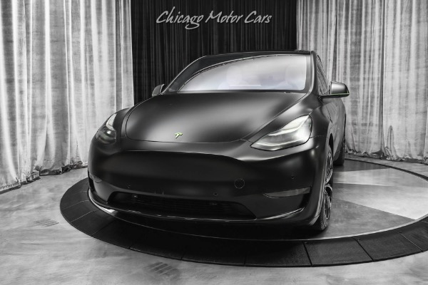 Used 2020 Tesla Model Y Long Range AWD SUV FULL Self Driving! Matte Black! Low Miles! LOADED for sale Sold at Chicago Motor Cars in West Chicago IL 60185 2