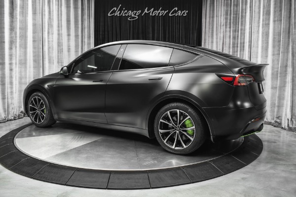 Used 2020 Tesla Model Y Long Range AWD SUV FULL Self Driving! Matte Black! Low Miles! LOADED for sale Sold at Chicago Motor Cars in West Chicago IL 60185 3