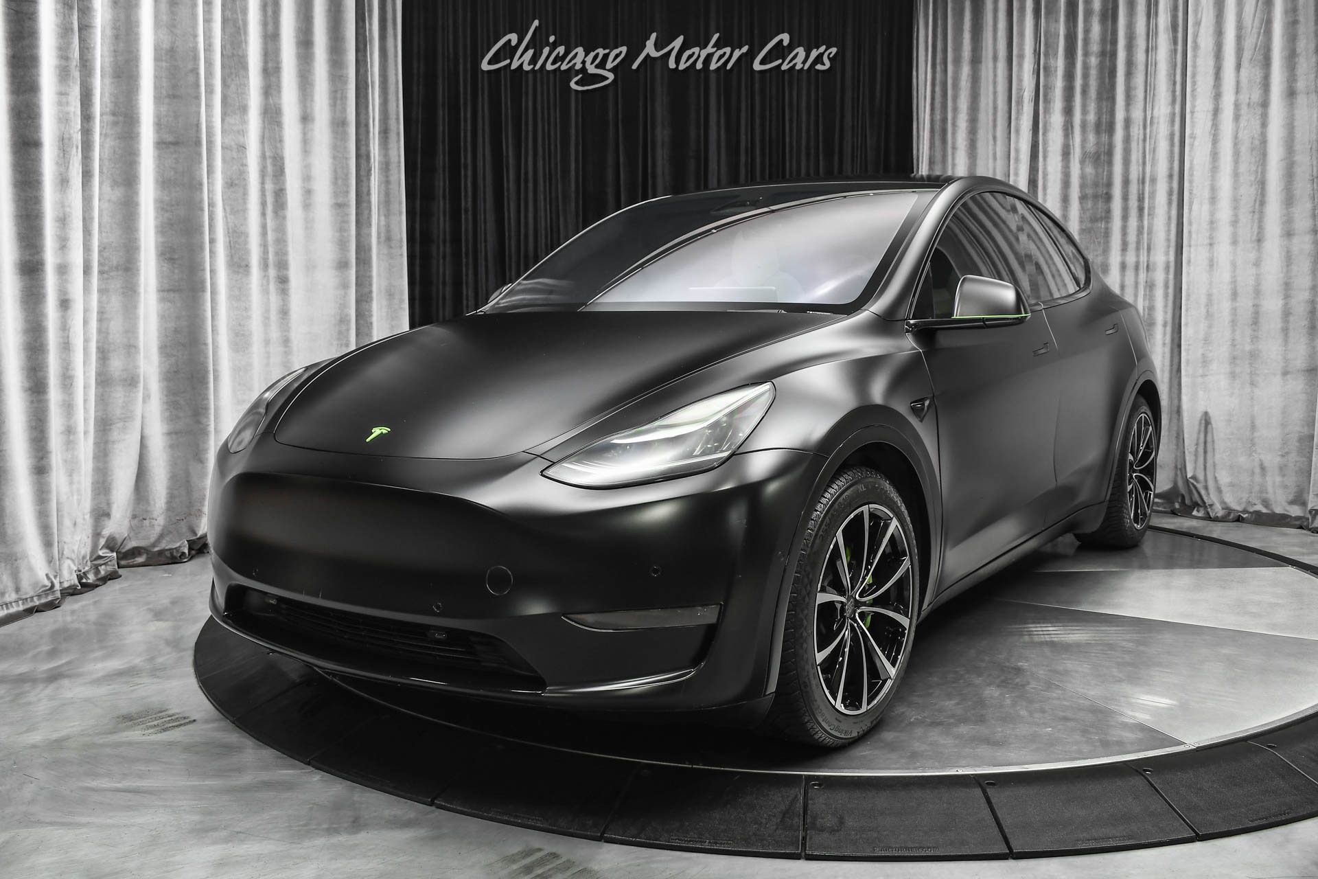 Used-2020-Tesla-Model-Y-Long-Range-AWD-SUV-FULL-Self-Driving-Matte-Black-Low-Miles-LOADED