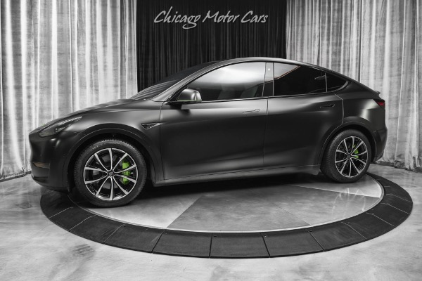 Used 2020 Tesla Model Y Long Range AWD SUV FULL Self Driving! Matte Black! Low Miles! LOADED for sale Sold at Chicago Motor Cars in West Chicago IL 60185 1
