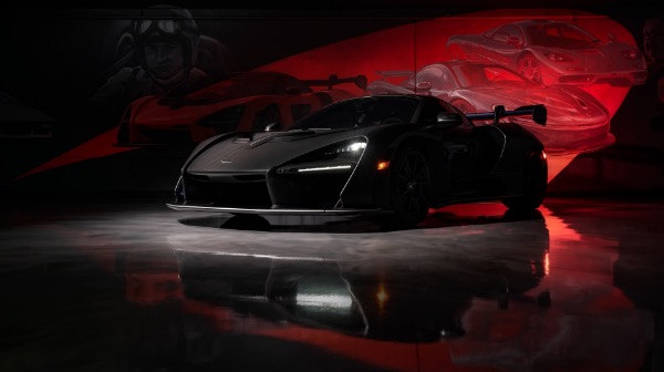 Used 2019 McLaren Senna ONLY 616Miles! 1of2 Entire MSO Matte Carbon Fiber Body Sennas in the World for sale Sold at Chicago Motor Cars in West Chicago IL 60185 4