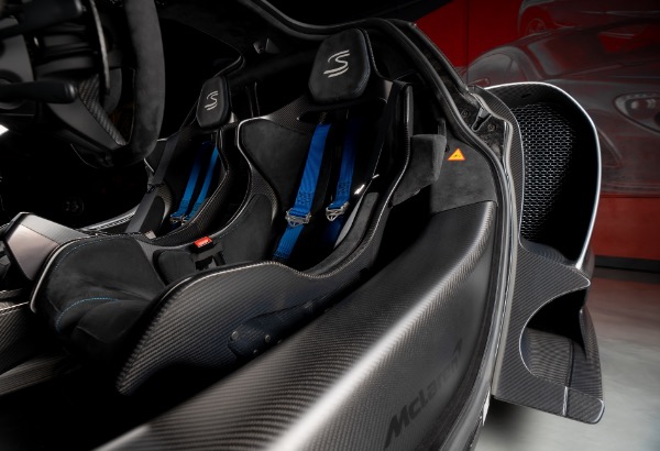 Used 2019 McLaren Senna ONLY 616Miles! 1of2 Entire MSO Matte Carbon Fiber Body Sennas in the World for sale Sold at Chicago Motor Cars in West Chicago IL 60185 5