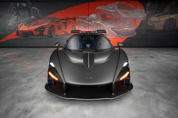 Used 2019 McLaren Senna ONLY 616Miles! 1of2 Entire MSO Matte Carbon Fiber Body Sennas in the World for sale Sold at Chicago Motor Cars in West Chicago IL 60185 6
