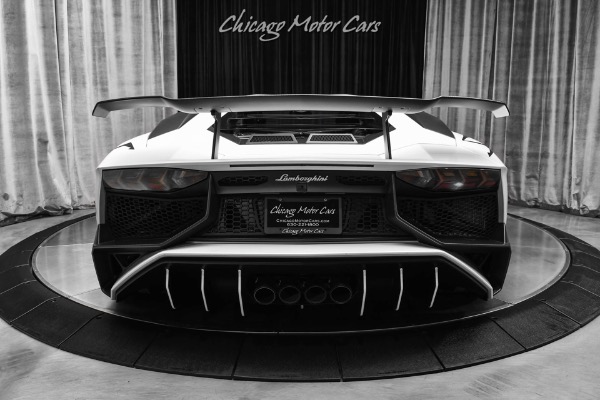 Used 2016 Lamborghini Aventador LP750-4 SV Coupe Factory Matte White Full PPF Novitec Upgrades! for sale Sold at Chicago Motor Cars in West Chicago IL 60185 4