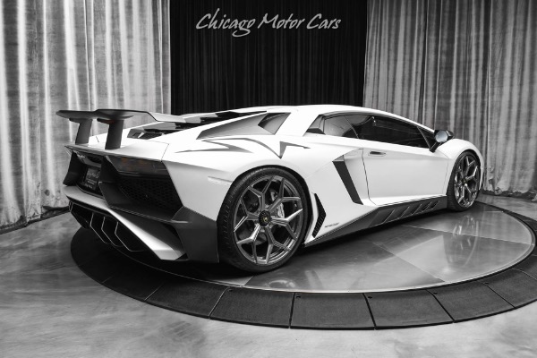 Used 2016 Lamborghini Aventador LP750-4 SV Coupe Factory Matte White Full PPF Novitec Upgrades! for sale Sold at Chicago Motor Cars in West Chicago IL 60185 5