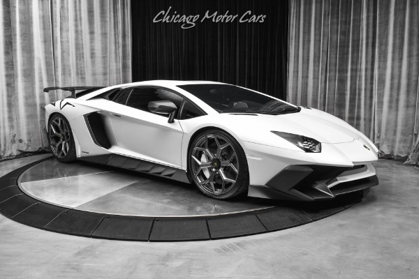 Used 2016 Lamborghini Aventador LP750-4 SV Coupe Factory Matte White Full PPF Novitec Upgrades! for sale Sold at Chicago Motor Cars in West Chicago IL 60185 6