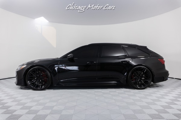 Used 2022 Audi RS6 Avant 4.0T quattro Stage 2 Tune Carbon Optic Exterior package! Vossen Wheels! for sale Sold at Chicago Motor Cars in West Chicago IL 60185 2