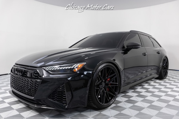 Used 2022 Audi RS6 Avant 4.0T quattro Stage 2 Tune Carbon Optic Exterior package! Vossen Wheels! for sale Sold at Chicago Motor Cars in West Chicago IL 60185 6