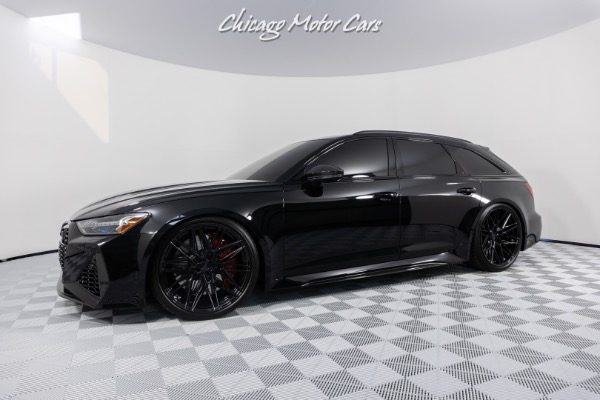 Used 2022 Audi RS6 Avant 4.0T quattro Stage 2 Tune Carbon Optic Exterior package! Vossen Wheels! for sale Sold at Chicago Motor Cars in West Chicago IL 60185 1